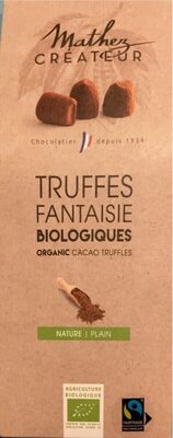 Truffes Fantaisie Biologiques