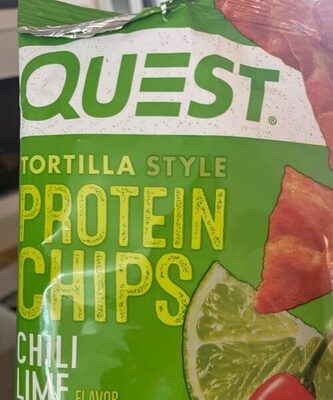 Tortilla Style Protein Chips Chili Lime