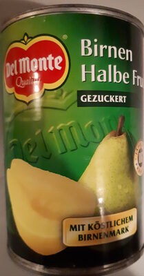 Birnen halbe Frucht