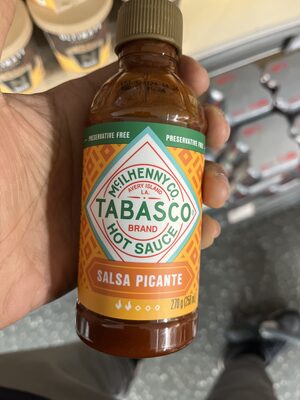 Tabasco hot sauce