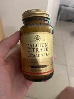 Calcium Citrate With Vitamin D3