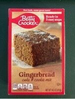 Betty Crocker Gingerbread Cake and Cookie Mix