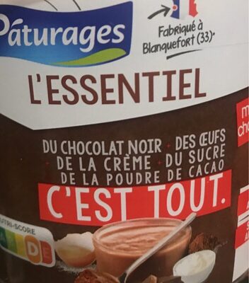 Mousse au chocolat noir