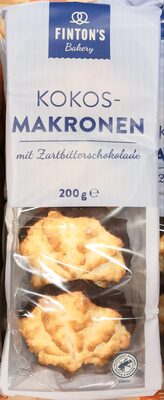 Kokosmakronen mit Zartbitterschokolade