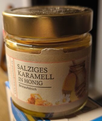 Salziges Karamell in Honig