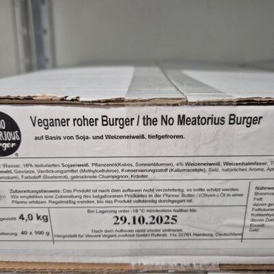 Vegane No Meatorius Burger