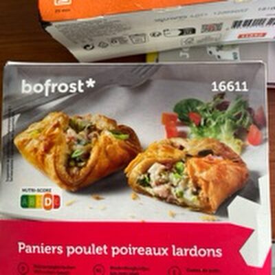 Blätterteig mit Hähnchen Lauch