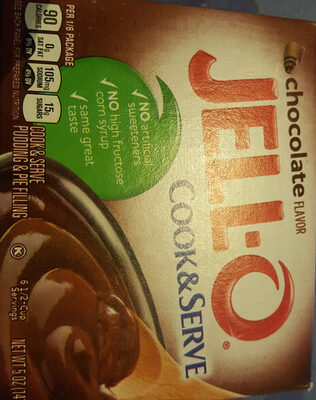 Chocolate Flavor JELL-O Cook & Serve