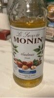 Le Sirop de Monin Haselnuss Light - Zuckerfrei