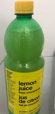 lemon juice from concentrate