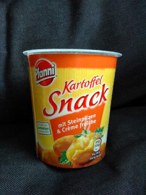 Kartoffel Snack mit Steinpilzen & Crème fraîche