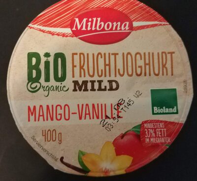 Bio-Fruchtjoghurt Mild Mango-Vanille