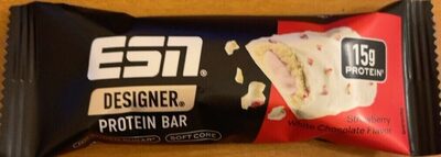 Designer Protein Bar white strawberry chocolate