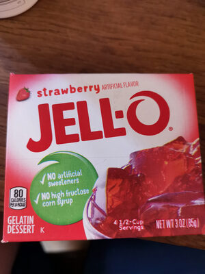 strawberry gelatin dessert