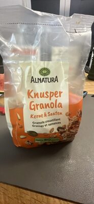 Alnatura Knusper Granola Kerne & Saaten 4104420258723 Bio Hafermüsli, gebacken, mit Kernen und Saaten