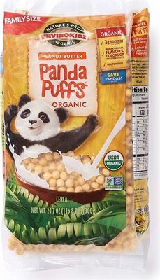 Panda Puffs Peanut Butter Cereal