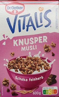 VITALIS Knusper Müsli Schoko feinherb