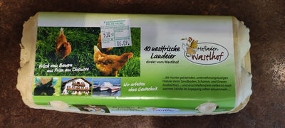 10 nestfrische Landeier