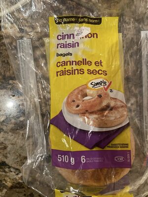Bagels cannelle et raisins secs