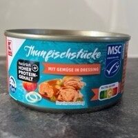 Thunfischstücke pikant