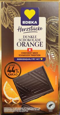 Dunkle Schokolade Orange