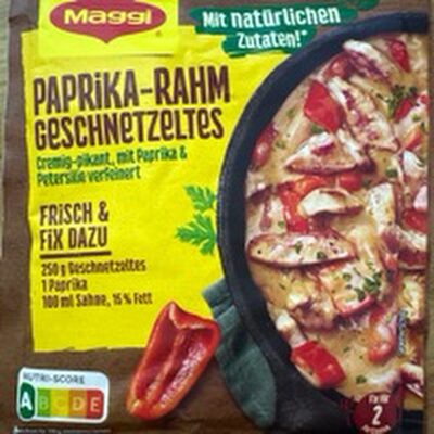 Paprika - Rahm Geschnetzeltes