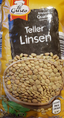 Linsen + grüne Erbsen in Lock und Lock