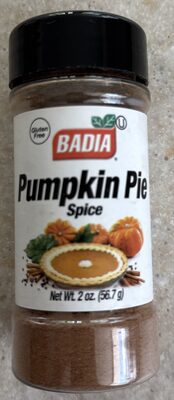Badia Spice Pumpkin Pie