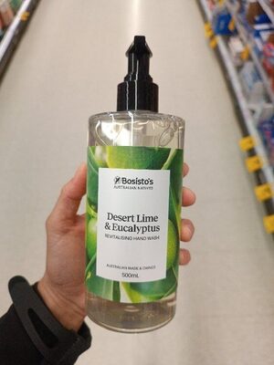 Bosistos Desert Lime & Eucalyptus Hand Wash Pump 500mL