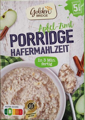 Porridge Hafermahlzeit - Apfel-Zimt