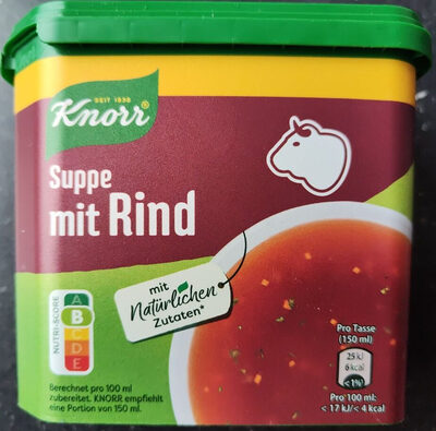 Suppe mit Rind