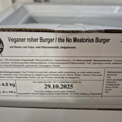 Vegane No Meatorius Burger