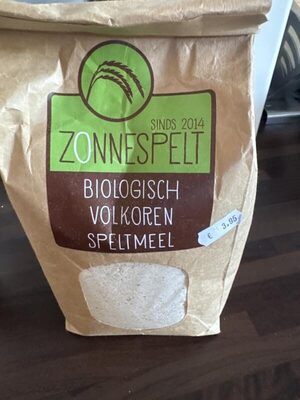 Biologische volkoren speltmeel