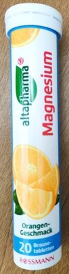 Brausetabletten Magnesium, Orangengeschmack