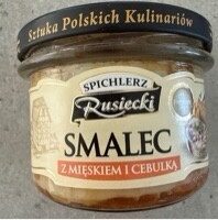 Smalec z mięskiem i cebulką