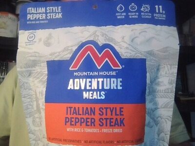 Italian Style Pepper Steak, Freeze Dry, Mountain House