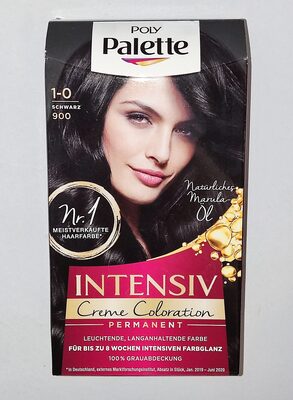 Intensiv Creme Coloration Permanent - 1-0/900 Schwarz