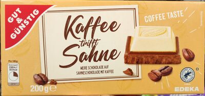 Schokolade Kaffee trifft Sahne