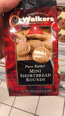 Pure Butter mini shortbread rounds