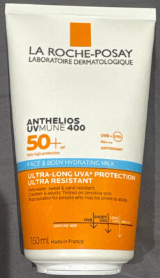 Anthelios UVMUNE 400, Face & Body hydrating milk