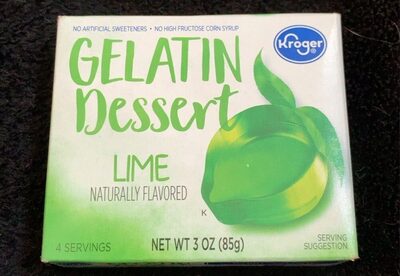 Lime Gelatin Dessert