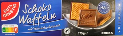 Schoko Waffeln mit Vollmilchschokolade