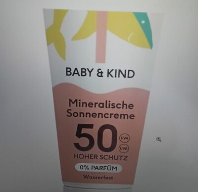 Naïf BABY & KIND Mineralische Sonnencreme 50 HOHER SCHUTZ 0% PARFÜM