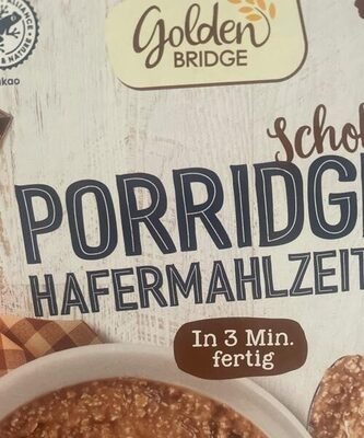 Porridge Hafermahlzeit - Schoko