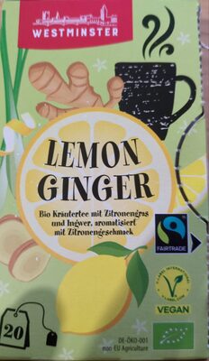 Bio Lemon Ginger Tea / Zitrone Ingwer Tee
