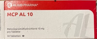 MCP, Metoclopramidhydrochlorid, 10mg