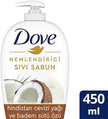 Dove Hindistan Cevizi Yağı ve Badem Sütü Özü Sıvı Sabun 450 ml