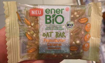 enerBIO Oat Bar Peanutbutter Caramel Geschmack
