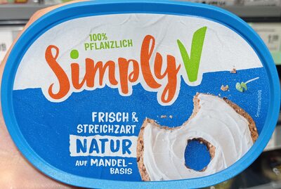 Simply V Veganer Streichzart Natur aus Mandel