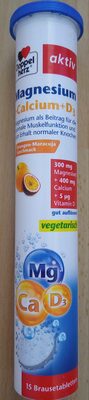 Doppelherz Magnesium + Calcium + D3 Brausetabletten